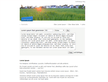 Tablet Screenshot of loremipsum.de